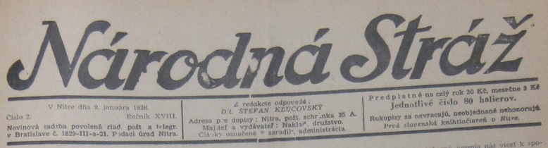 Popis: https://www.nitradejiny.ff.ukf.sk/wp-content/uploads/2019/09/N%C3%A1rodn%C3%A1-str%C3%A1%C5%BE.jpg